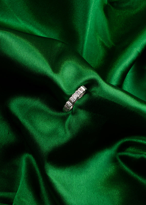 CuffLink Silver Ring