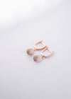 Lunar Echo Rose Gold Hoops