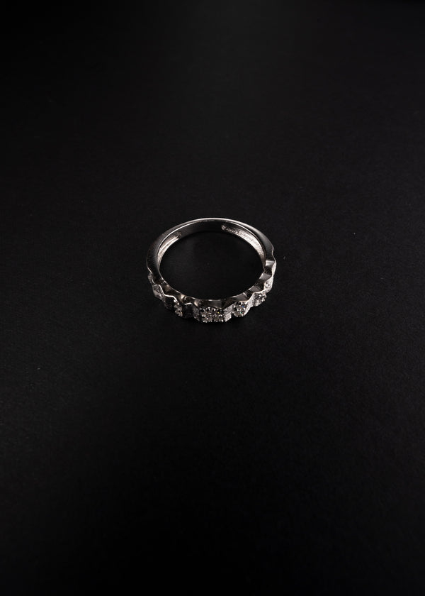 CuffLink Silver Ring