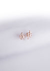 Serenity Sphere Rose Gold Studs