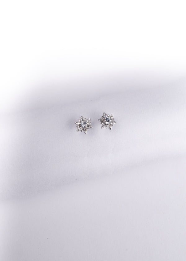 Dewdrop Silver Studs